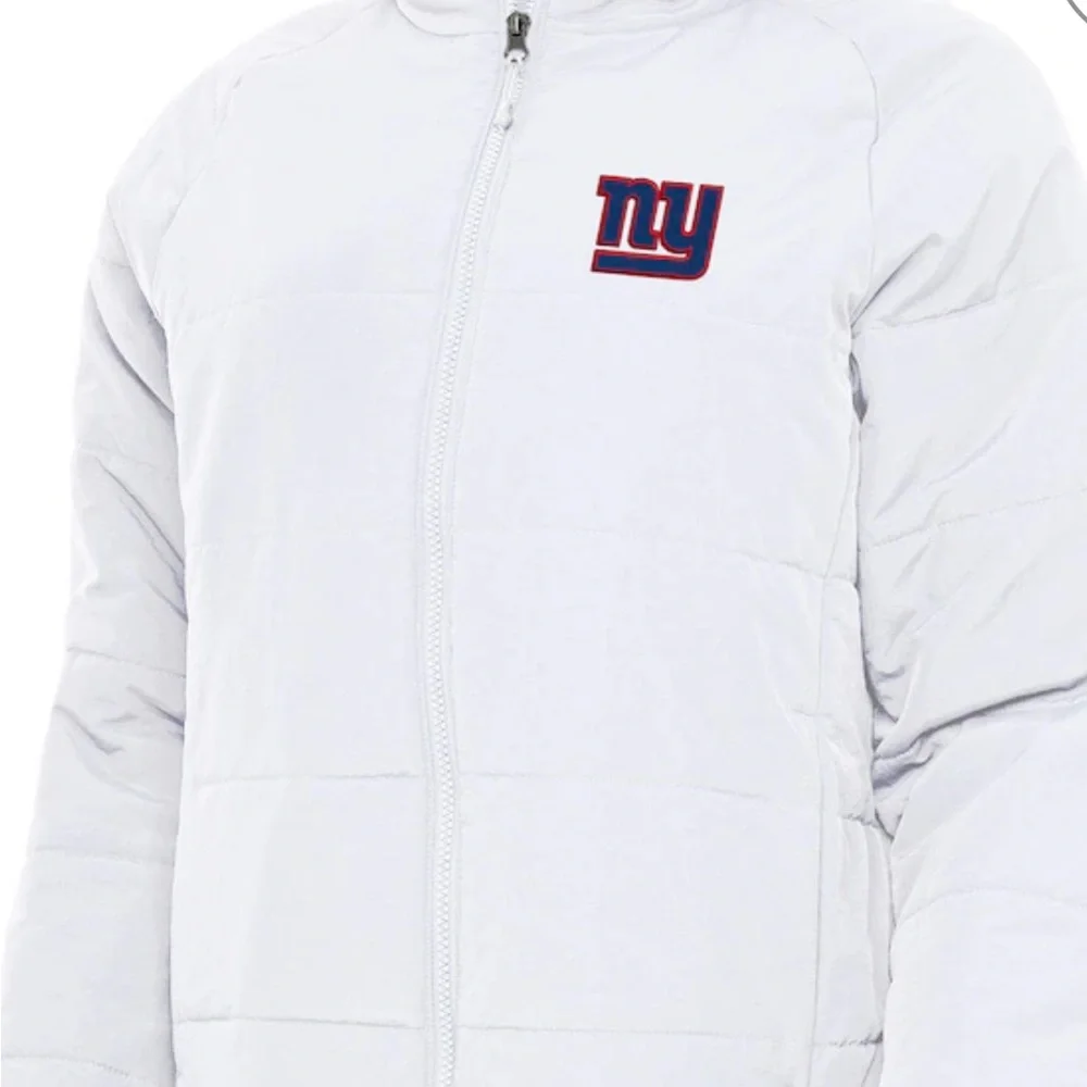 New York Giants ladies jacket NFL WITH HAT - Picture 1 of 7